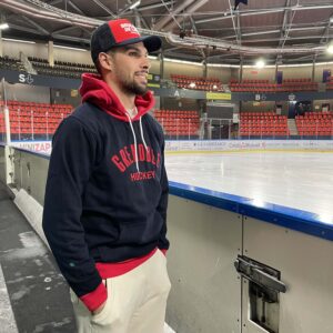 sweat capuche navy grenoble hockey